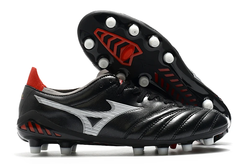 Кроссовки Mizuno Creation MORELIA NEO III мужские уличная спортивная обувь черные/белые