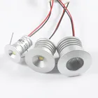 Точечный миниатюрный светильник, Встраиваемый светодиодный потолочный светильник для кухни, шкафа, лестницы, детской лампы, 1 Вт, 2 Вт, 3 Вт, 4 Вт, 12-24 В, 100-240 В