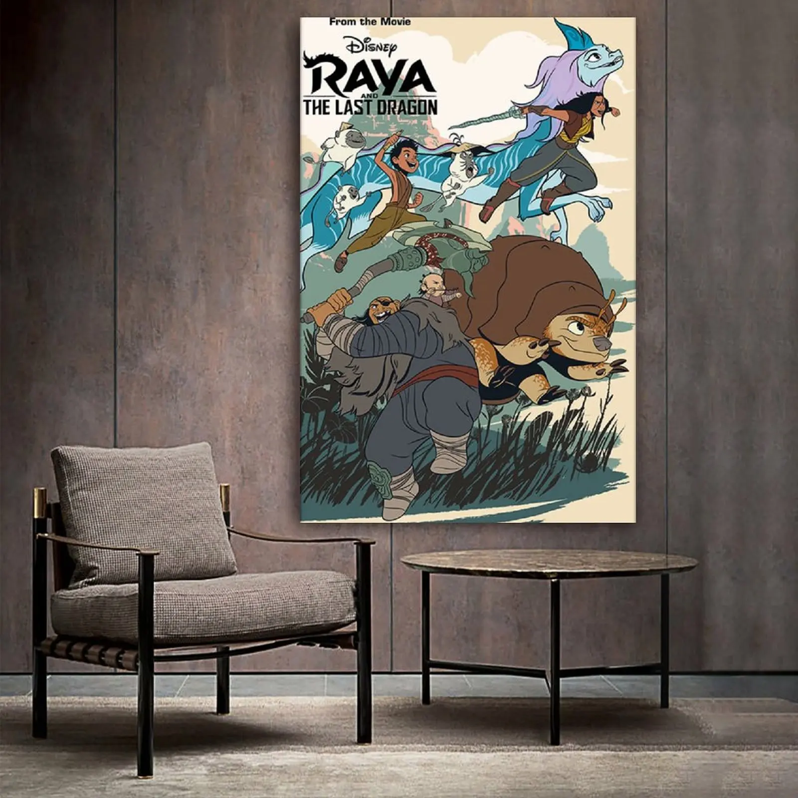 

Картина на холсте с изображением дракона из «Прыгающего в действие»