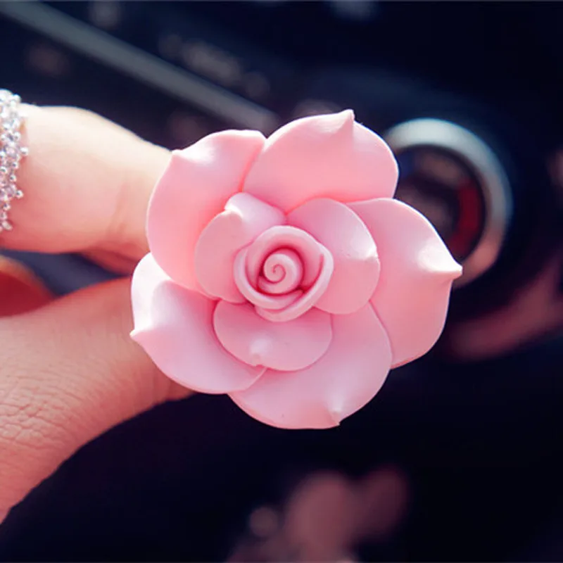 1 шт. Романтический освежитель воздуха камелии с зажимом автомобильный Стайлинг