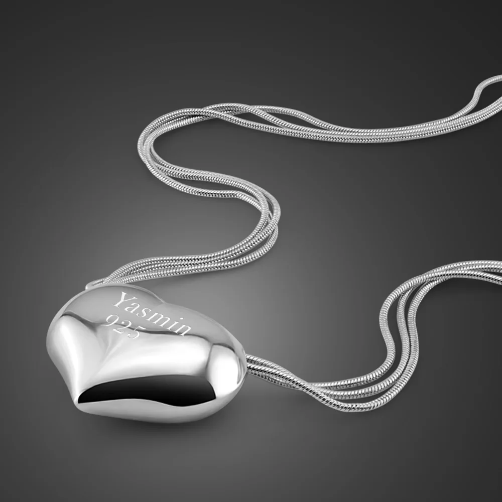 Женское колье чокер из серебра 100% пробы с сердцем|Подвески| |