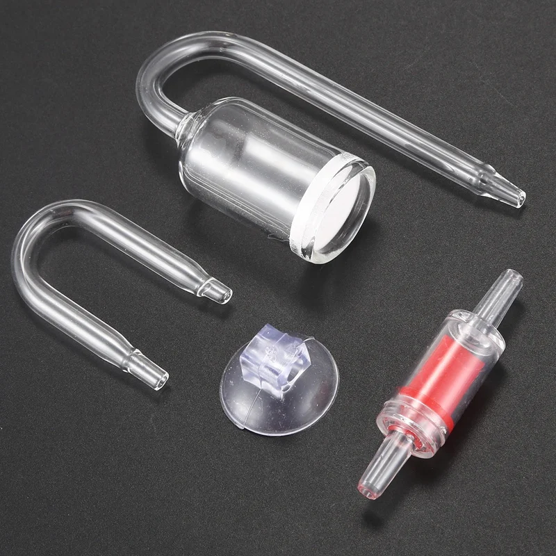 Аквариумный стеклянный растительный Диффузор Co2 комплект U-образных трубок для