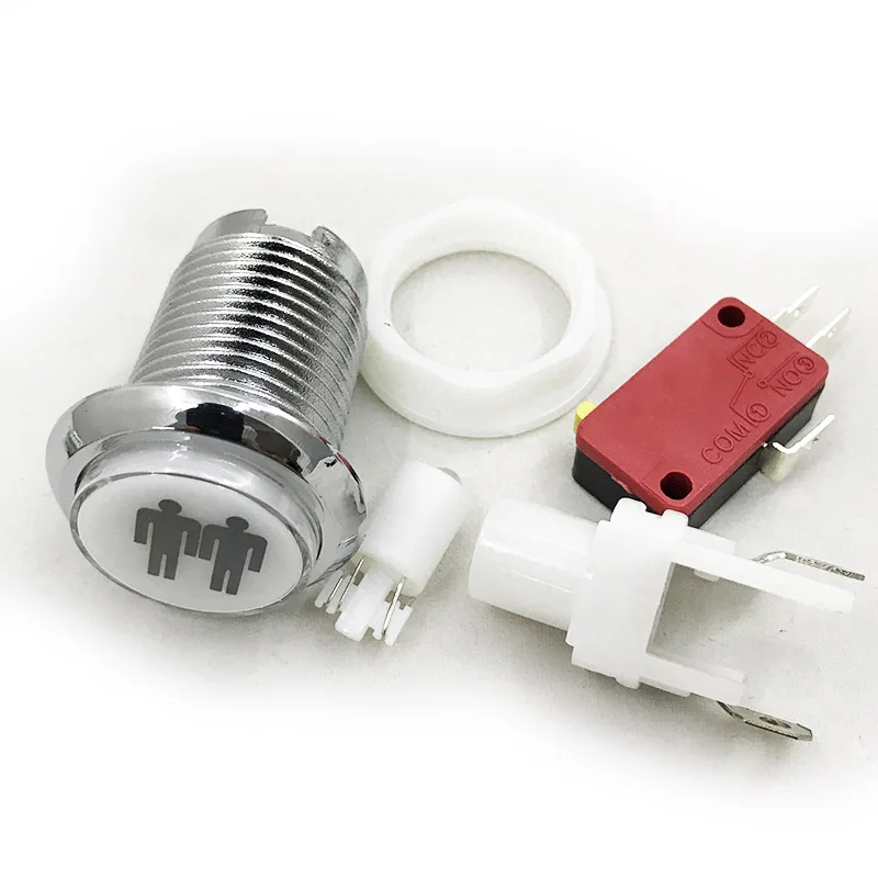 Бесплатная доставка/Аркады Кнопка/освещающий старт Аркады кнопки с светодиодный