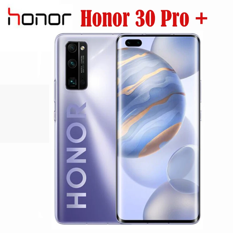 Новый оригинальный официальный Honor 30 Pro + плюс 5G смартфон 6 57 'ྖ Гц OLED Kirin 990 Octa Core