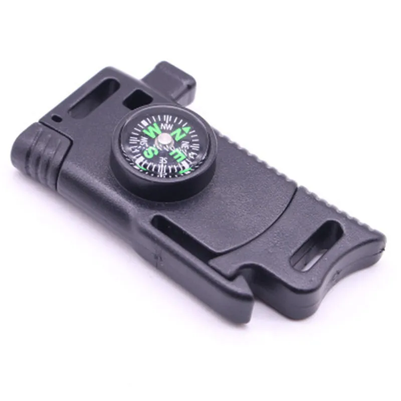 1 шт. 5/8 &quotбоковой свисток скребок с компасом и пряжкой парашютный 550 шнур