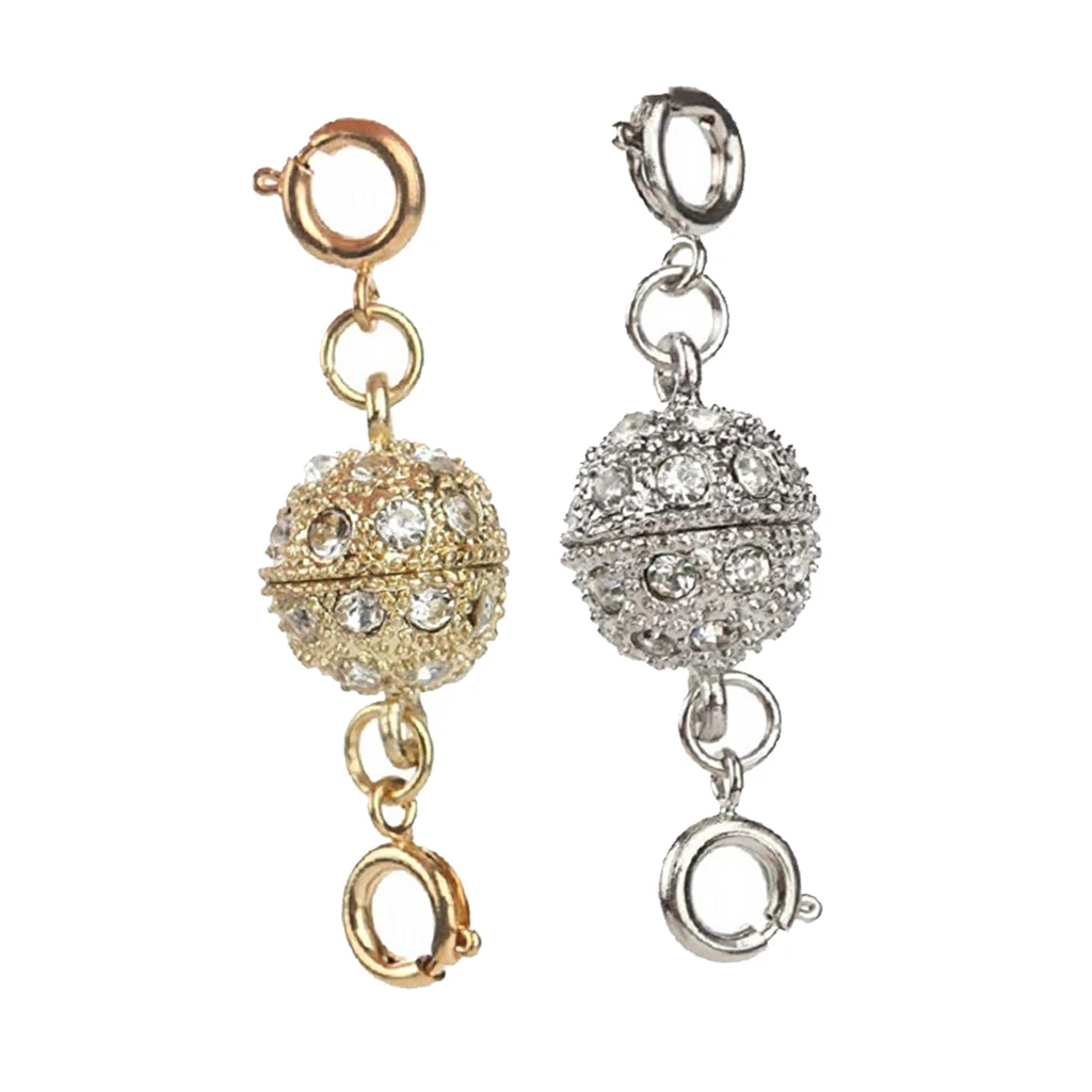 2 комплекта Стразы шариковая форма Магнитная застежка конвертеры