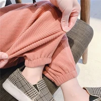 summer boys girls pants casual pants children baby kids clothes striped spring autumn loose knitting trousers for 10 years old