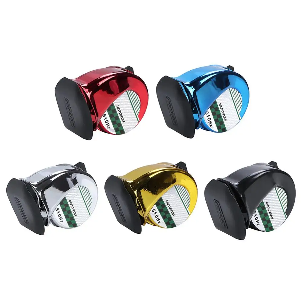 Универсальный 12 В DC 130 дБ Улитка воздуха мотоцикла рог сирена Громкая для