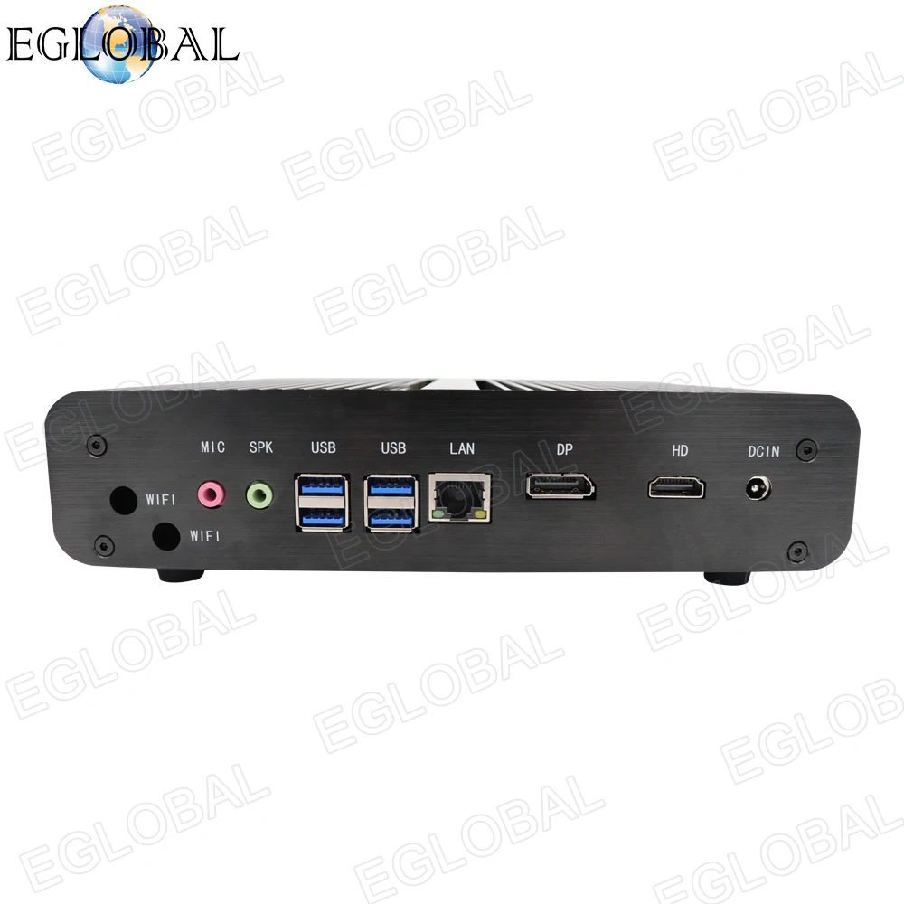 Мини ПК без вентилятора Eglobal Windows 10 Intel Nuc Core i7 8550U 8565U 4 ядра 8 нитей 2 * DDR4