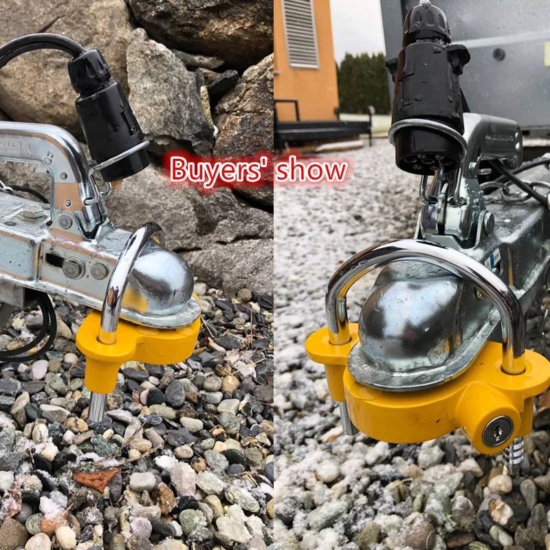 

Heavy-Duty Hook Lock Universal Caravan Accessories Trailer Ball Coupler Trailer Lock Heavy-Duty Hook Anti-Theft Lock