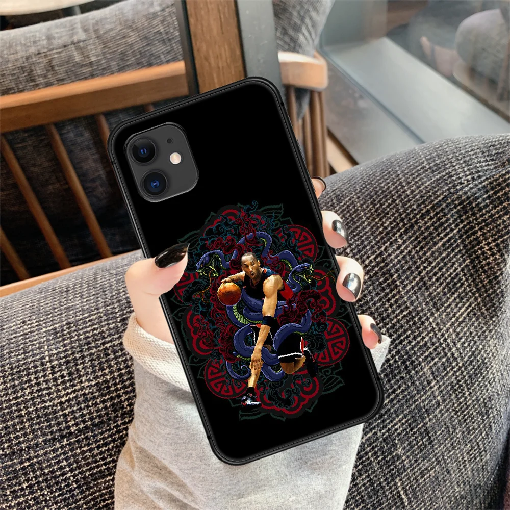 

Kobe basketball star 24 Phone Case Cover Hull For iphone 5 5s se 2020 6 6s 7 8 12 mini plus X XS XR 11 PRO MAX black Shell Trend