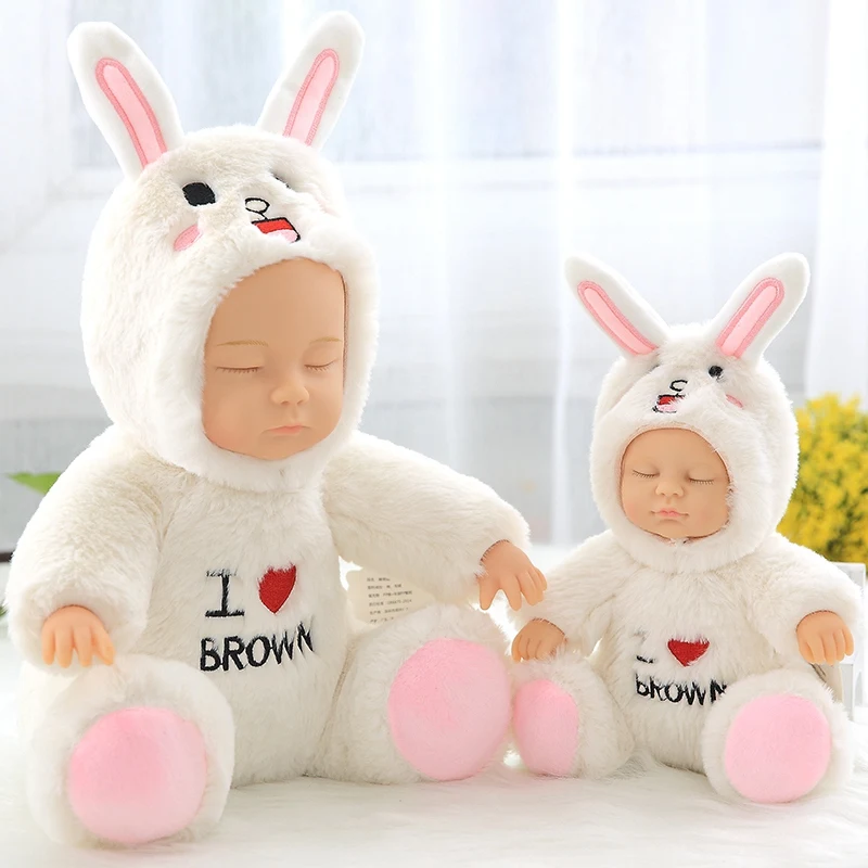 Милые силиконовые куклы Reborn для девочек плюшевые игрушки с животными мягкие ПВХ