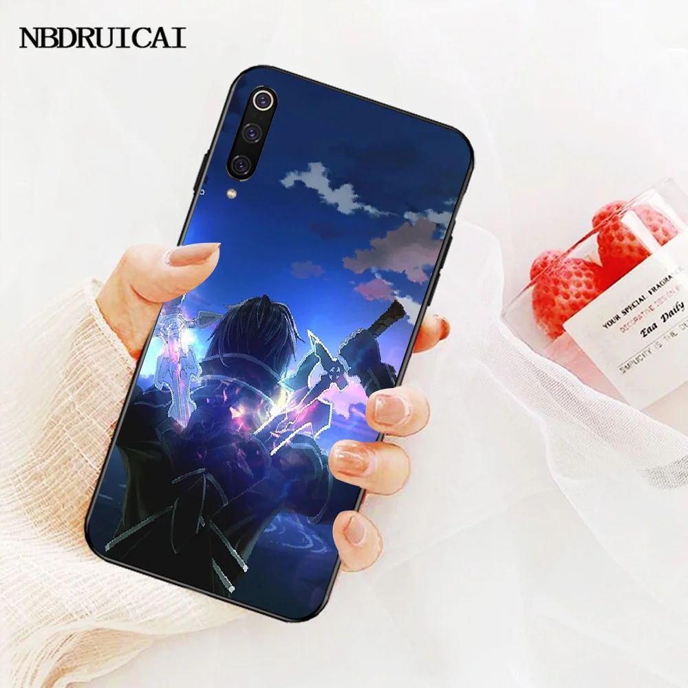 NBDRUICAI Sword Art Online kiito and asuna уникальный дизайн чехол для телефона Redmi Note 8 8A 7 6 6A 5 5A 4 4X 4A