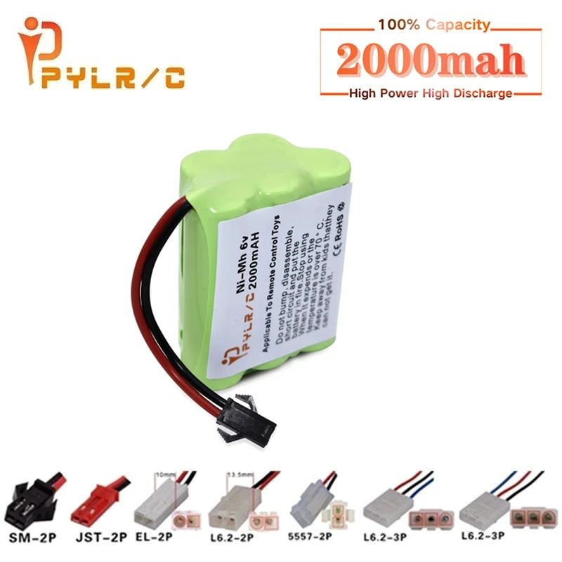 6 в перезаряжаемая батарея для радиоуправляемых игрушек машинки танки роботы