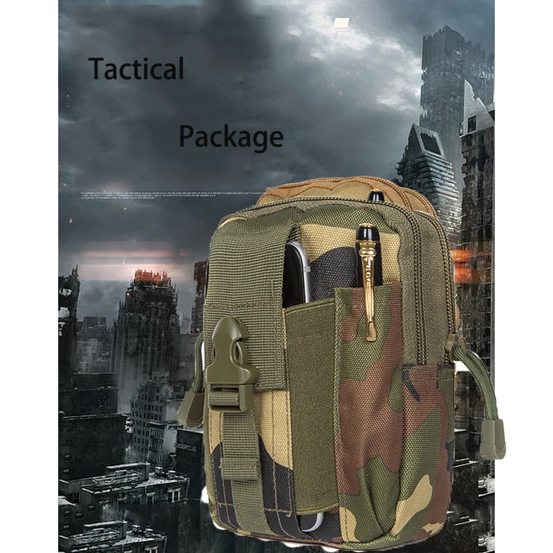 Мужская тактическая Сумка Molle, поясная сумка на талию, маленький карман, военная сумка для бега, сумки для кемпинга, бумажник для мобильного телефона, инструмент для путешествий