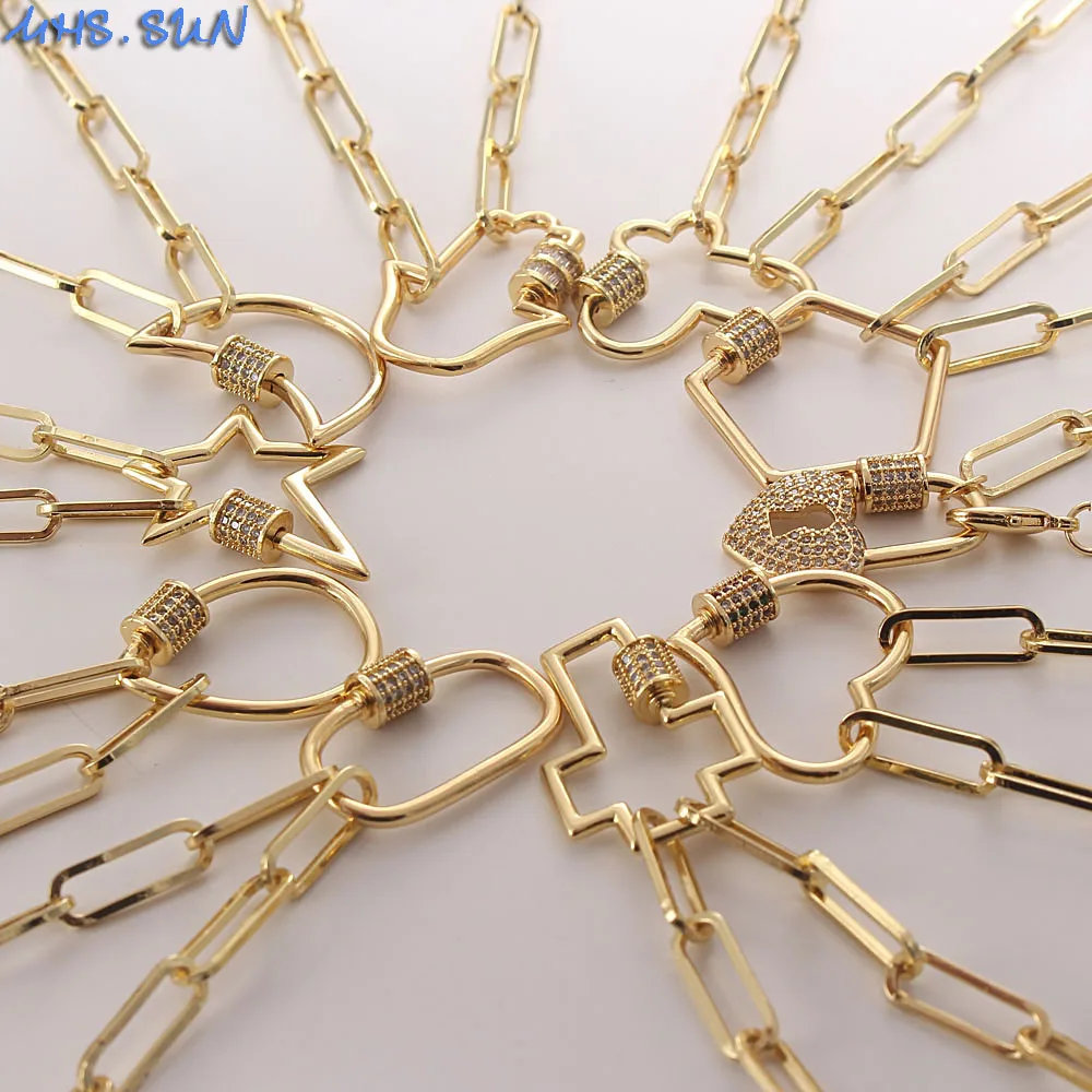 MHS.SUN Винтажный дизайн Мозаичные подвески из циркона, массивное ожерелье моды AAA CZ, шармы для женщин/девочек, различные украшения.