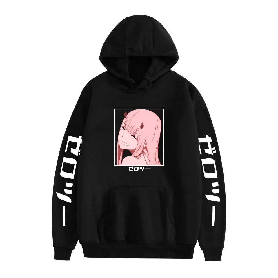 

Новое поступление, Повседневная Женская толстовка с капюшоном Zero Two Dear In The Franxx, свитшоты для девочек