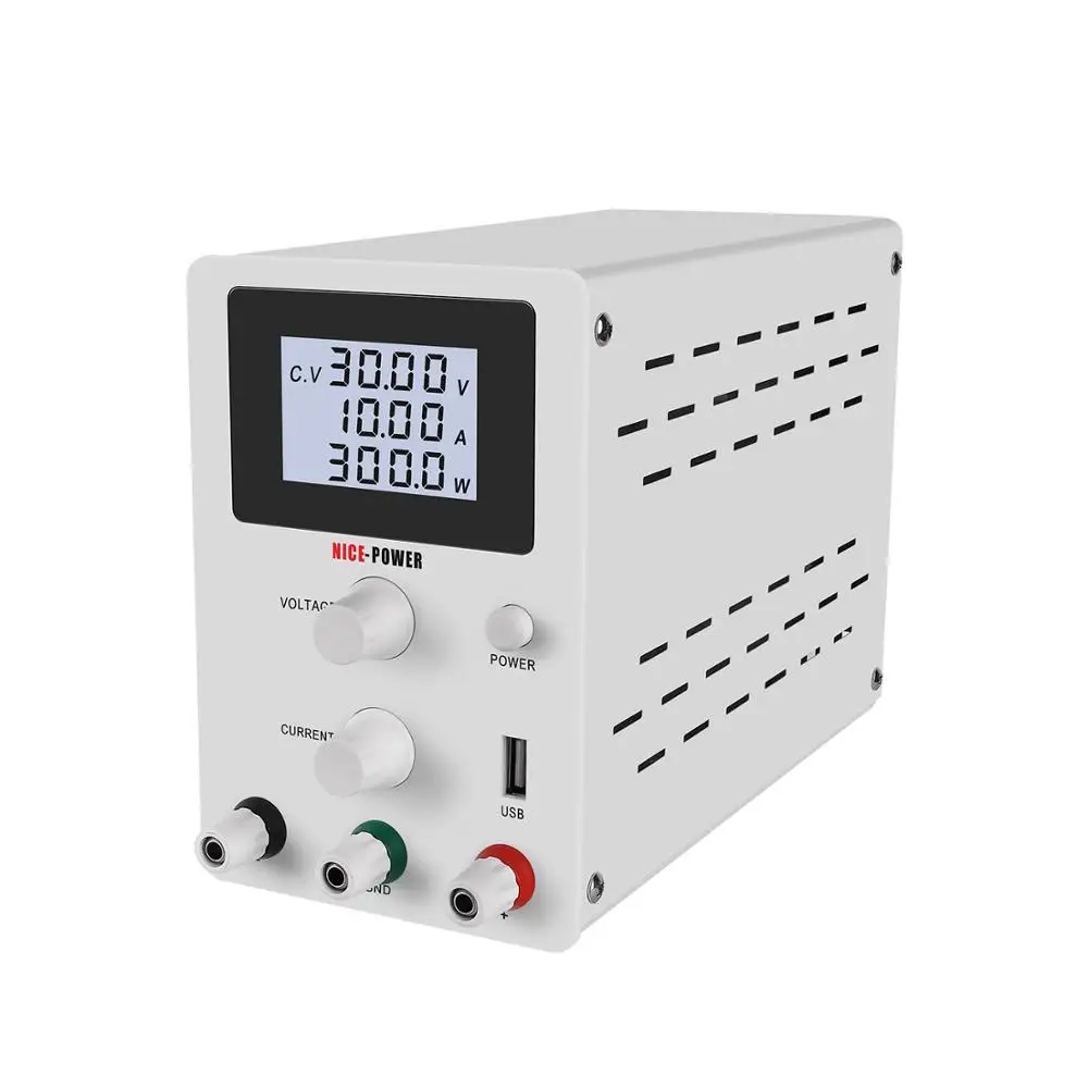 

LCD Screen Dc Power Supply 4-digit Display Repair Rework Adjustable lab switch power 30V 10A 60V 5A laboratory power supply
