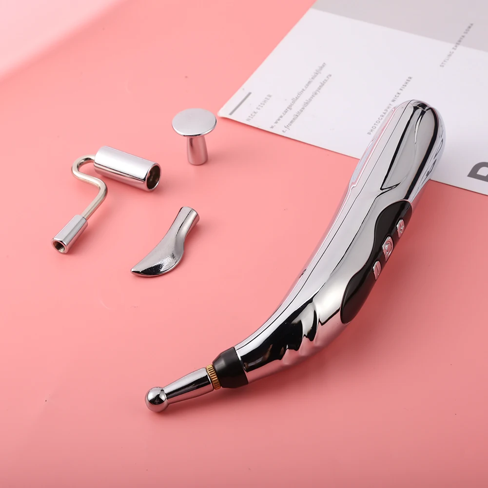 

Электрическая ручка для иглоукалывания с зарядкой от USB, лазерная терапевтическая ручка для облегчения боли, миниатюрный Массажер для стим...