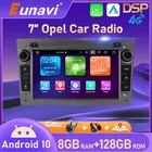 Eunavi 2 Din Android 10 автомобильный Радио мультимедийный плеер для Opel Vectra C Zafira B Corsa C D Astra H J G Vivaro Meriva Veda GPS DVD