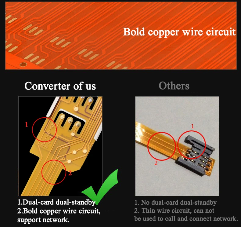 Новая мода на 2 портный Dual Sim карта адаптер устройство для Android iPhone 5 5s 6 плюс Nano сим