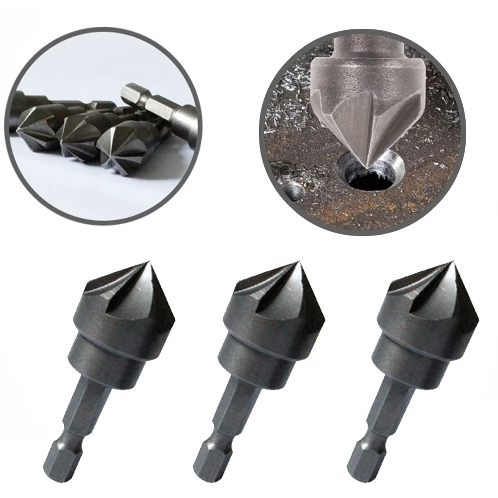 1 шт. 90 градусов сверло с зенкером фаска 1/4 &quotшестигранный хвостовик