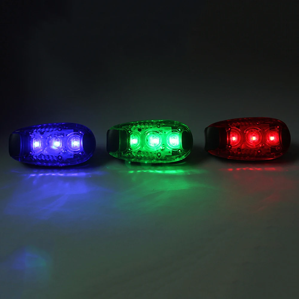 Велоспорт Безопасность светильник 5 Светодиодный проблесковый маячок с зажимом