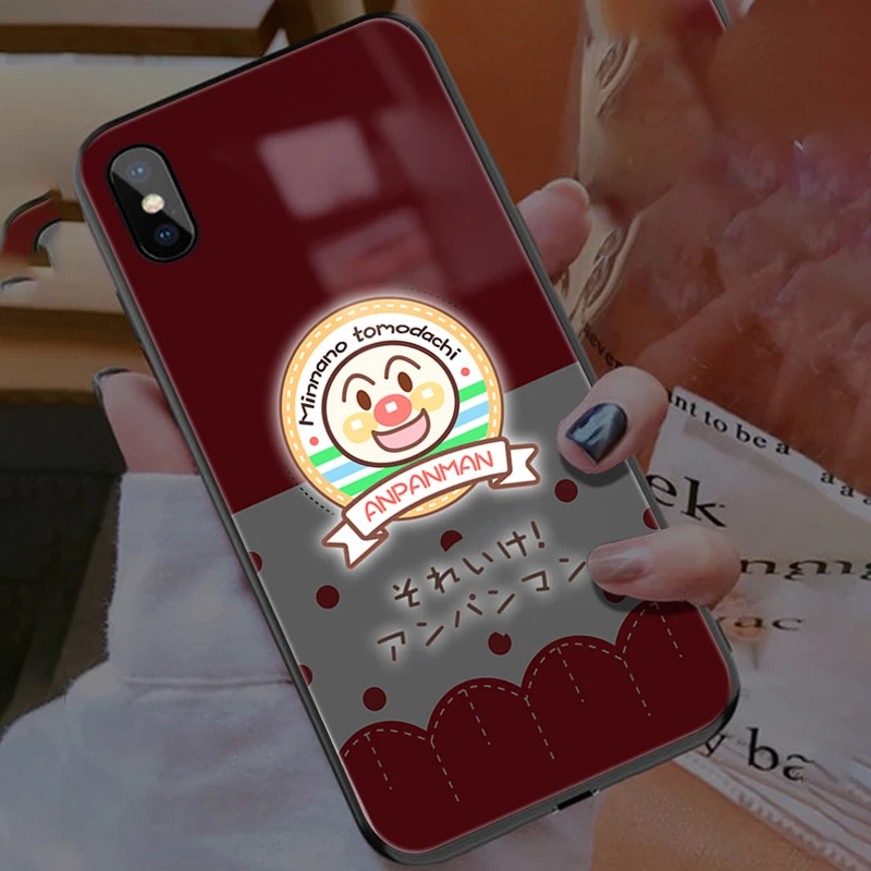 Умный светодиодный светящийся силиконовый чехол для телефона Mofi iPhone XR XS MAX Anpanman с