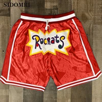 man rocrats summer muscle fitness sports shorts mens outdoor beach shorts leisure jogging training quick drying printing shorts