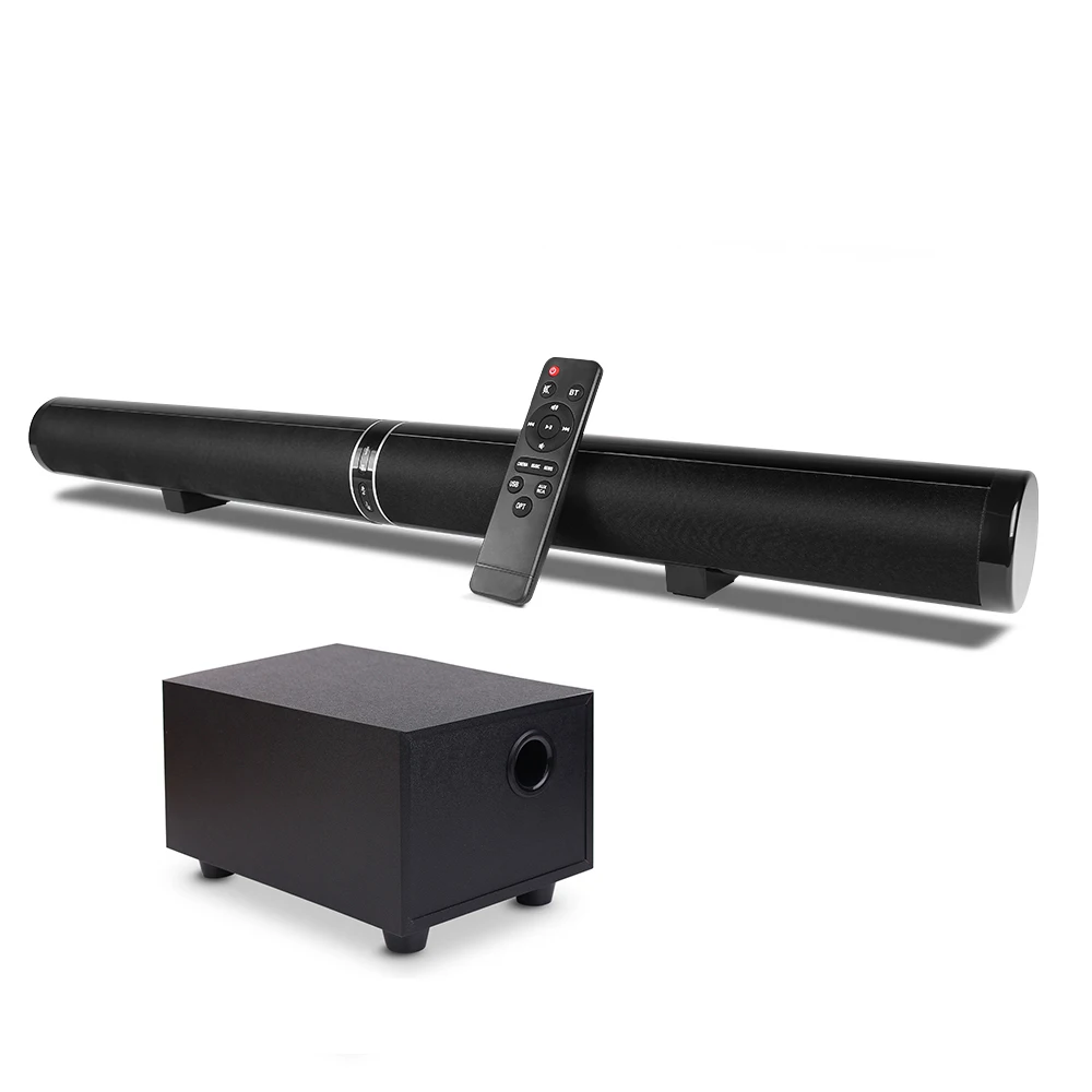 

Home TV Wireless Soundbar Detachable Bluetooth 5.0 Speaker HiFi 3D Stereo Passive Powerfu