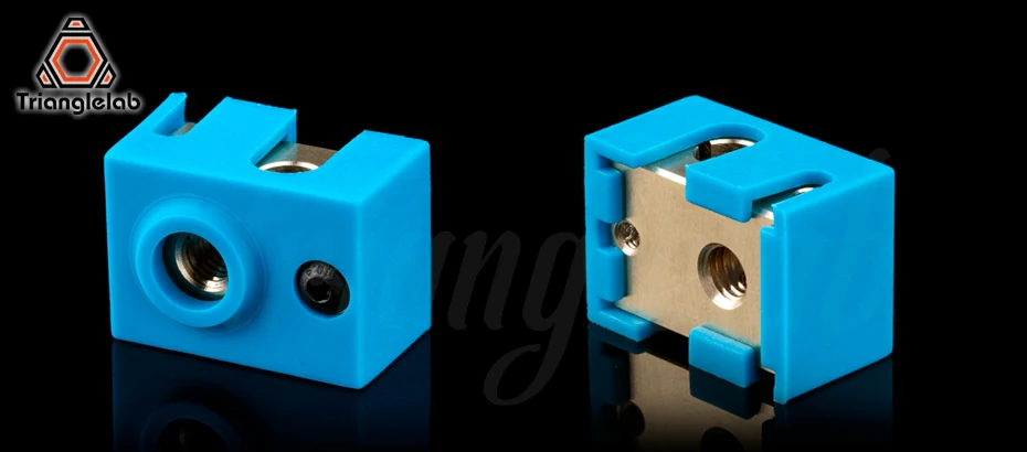 Медный медный нагревательный прибор блок для E3D copper hotend для 3D принтера высокая температура для закаленной стали V6 сопла/titan экструдер