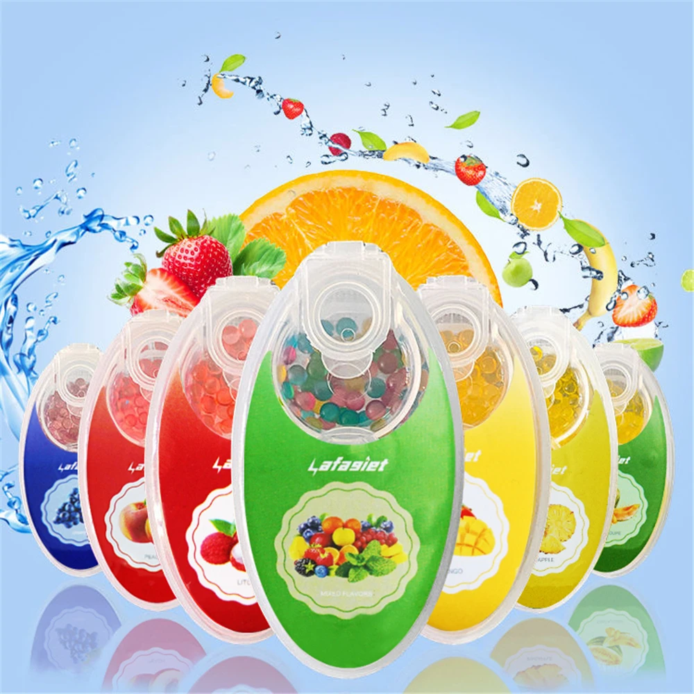 100 шт. разнообразные фрукты табачные сопы шарики ледяная Мятная ментола капсулы