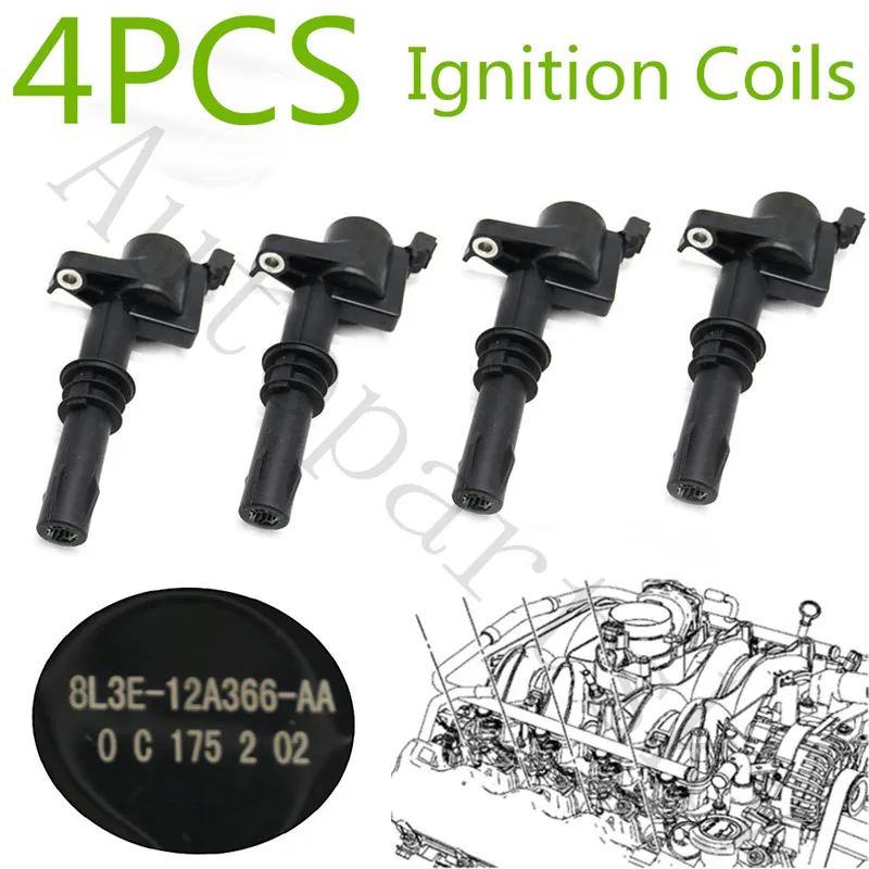 

Катушки зажигания для FORD F53 F59 LINCOLN MARK MERCURY MOUNTAINEER DG521 OEM 8L3E-12A366-AA 8L3Z12029A 8L3E12A366AA