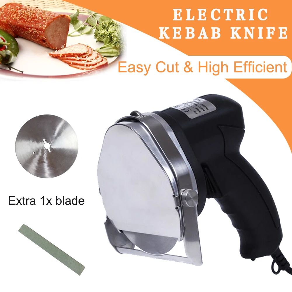 Коммерческий профессиональный электрический нож для кебаба автоматический