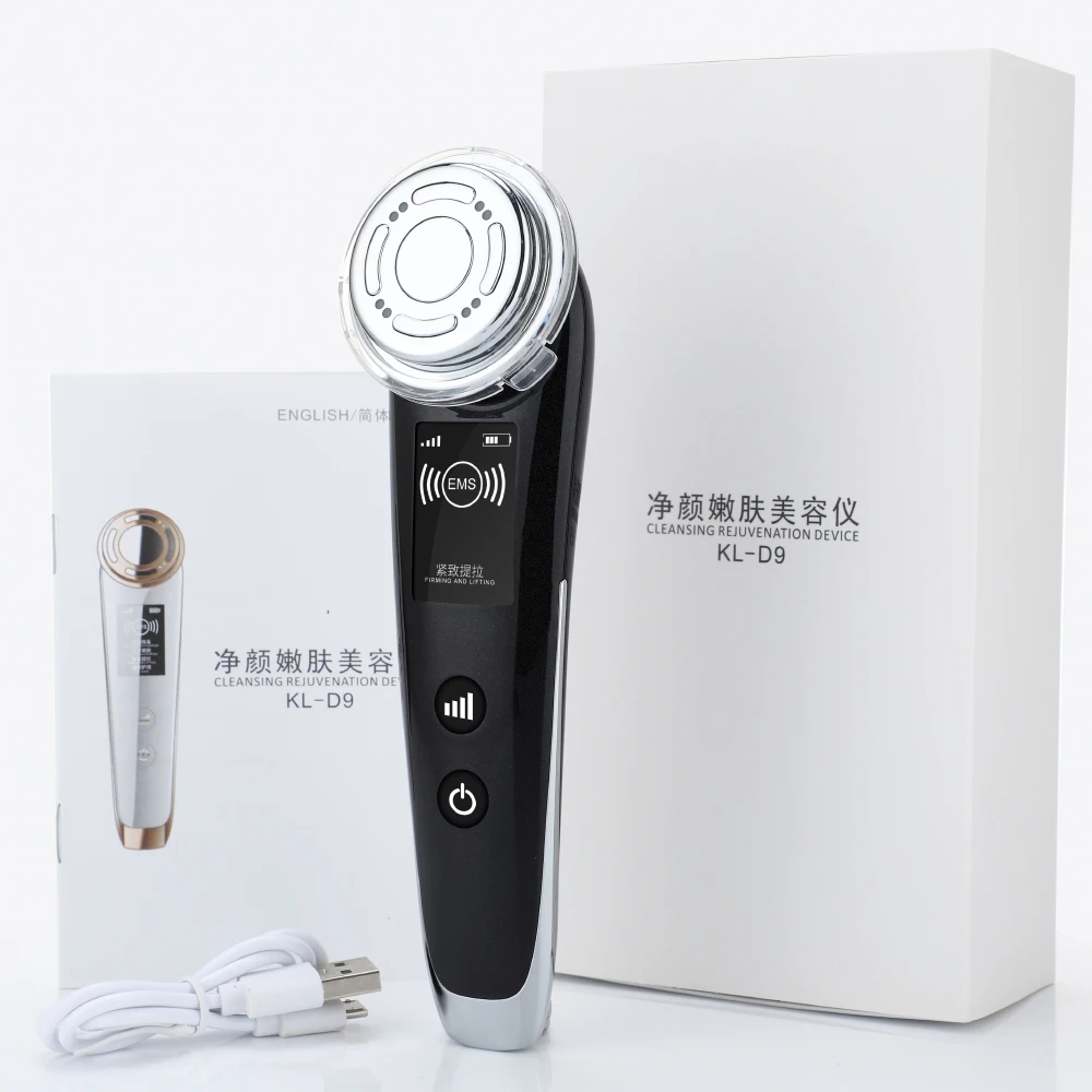 

LED Photon Facial Massager Face Deep Skin Cleaner Face Essence Importer Skin Rejuvenation Remover Wrinkle Beauty Device Massager