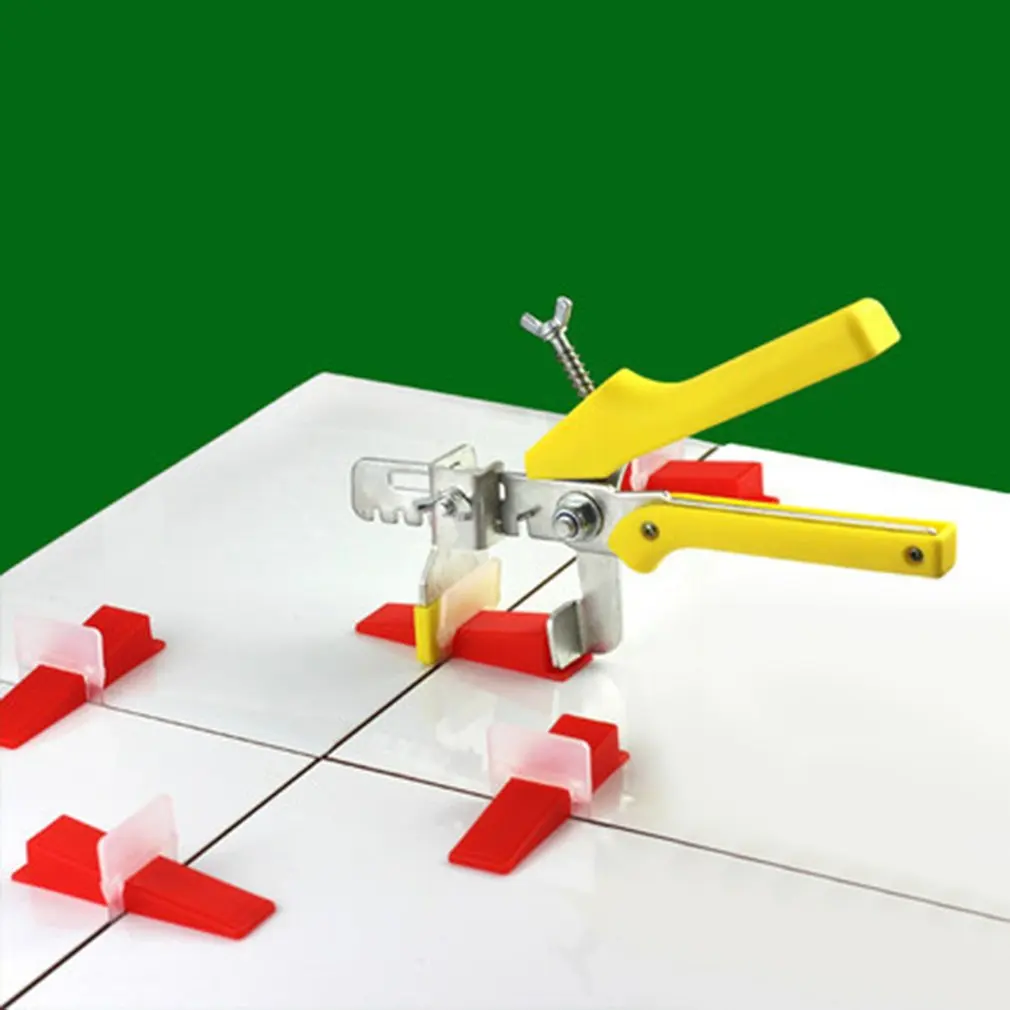 

Tile Leveling System Clips Kit Levelling Spacer Tiling Tool Wall Floor Tile Balance System Tile Cross Positioning