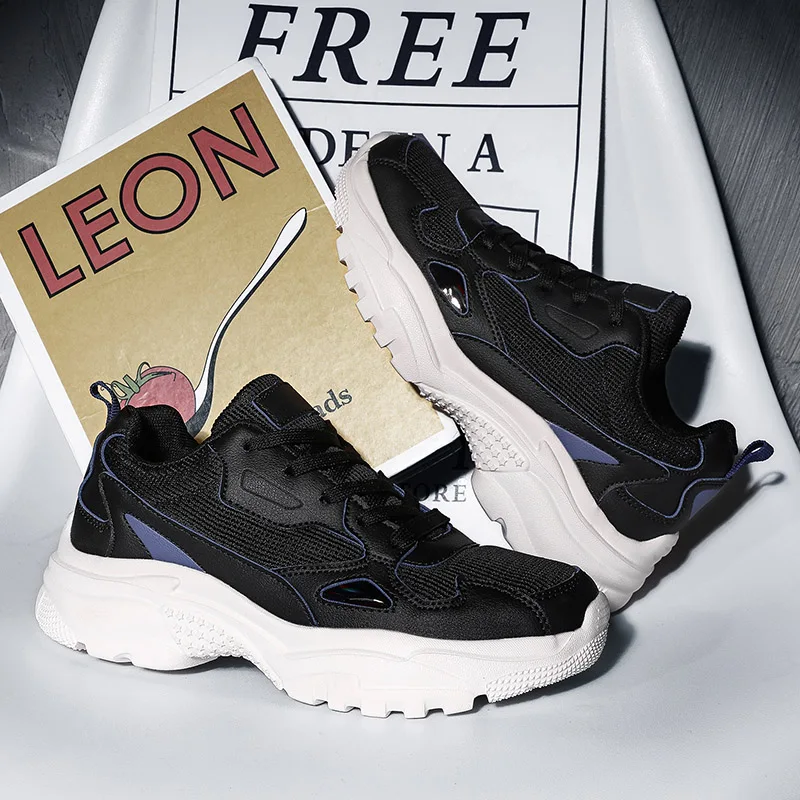 

Women's Fashion Casual Shoes 2020 Trend Lace-Up Sneakers For Women's Autumn Lady Sport Running Footwear For Gym Tennis Walking