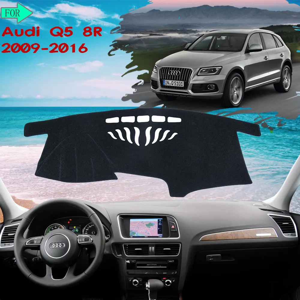 Приборной панели автомобиля тире коврик крышка ковры авто от солнца для Audi Q5 8R 2009