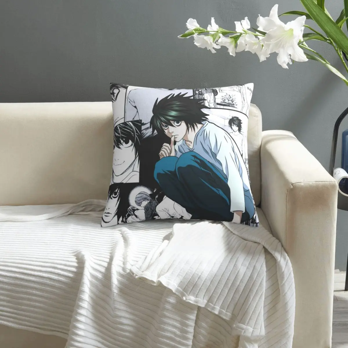

Death Note pillowcase printed cushion cover sofa waist pillow pillow cover