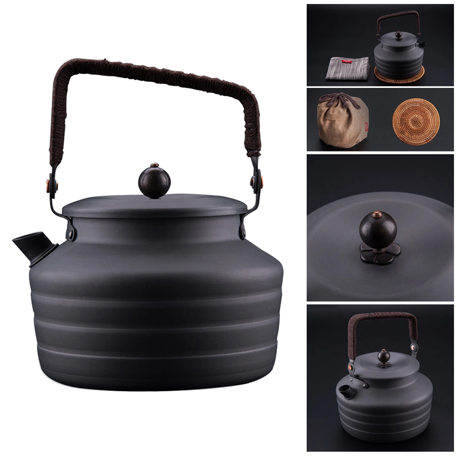 

Портативный походный чайник для воды, кухонная посуда, кофейник, чайник для приготовления пищи, посуда, инструменты, оборудование, товары дл...