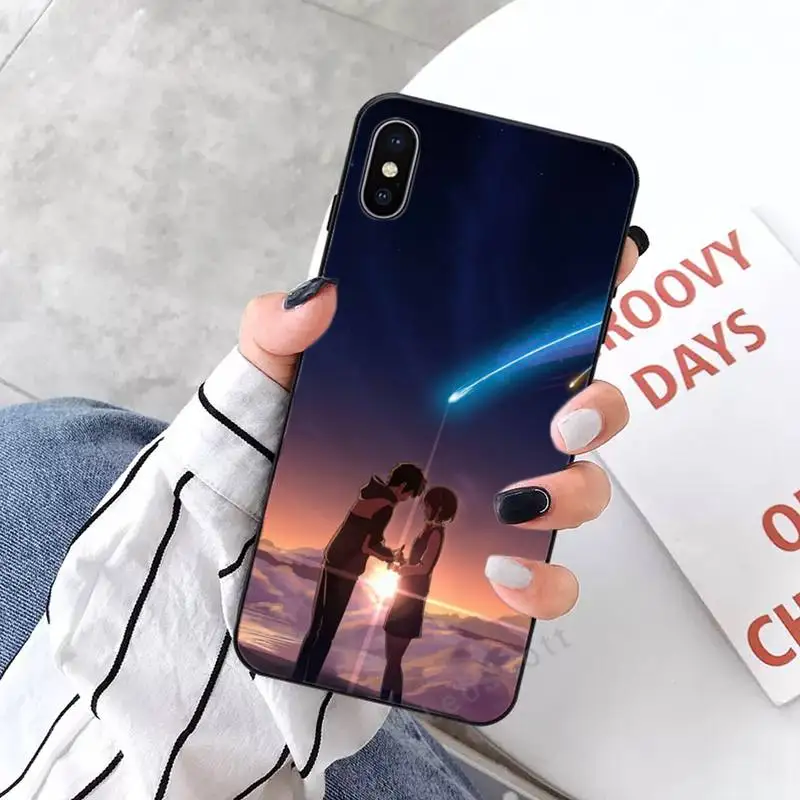 

Anime Your Name Phone Case for iPhone 11 12 mini pro XS MAX 8 7 6 6S Plus X 5S SE 2020 XR