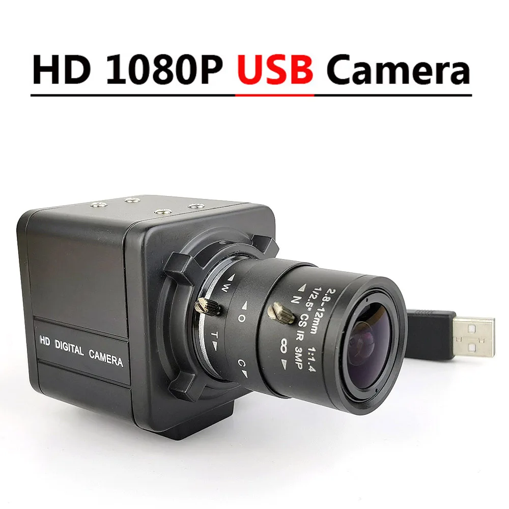 1920x1080 CCTV камера Hd USB промышленная Коробка 2 8 12/5 50 мм варифокальный CS Объектив