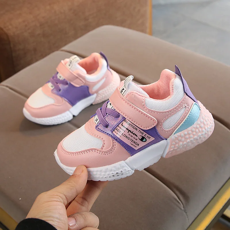 2019 осенние детские кроссовки для девочек обувь мальчиков модная повседневная