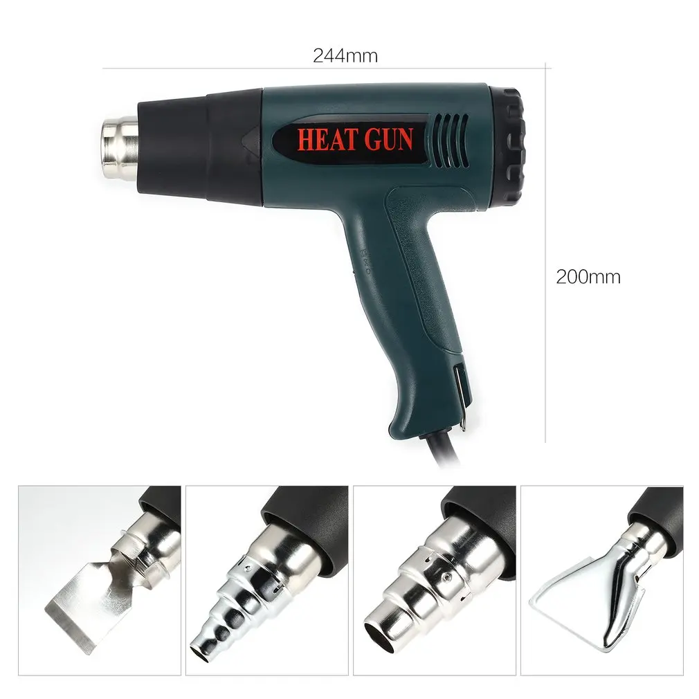 

TX06 1600W Hot Air Gun Thermostat Heat Gun Hot Air Blower Shrink Wrapping Thermal power tool Soldering Gun Heat Air Gun