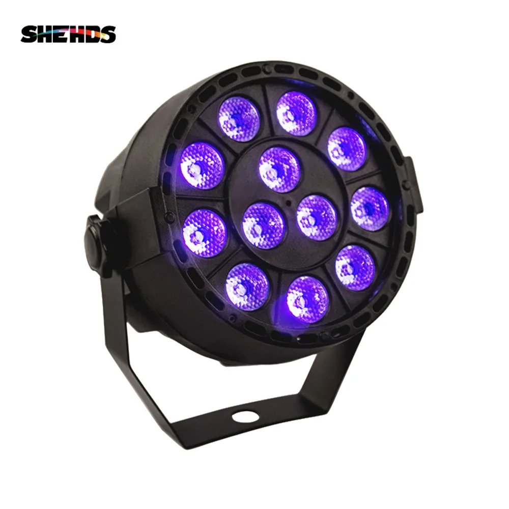 

Плоский светодиодный прожектор SHEHDS для дискотек, 12x3 Вт, фиолетовый, с DMX512