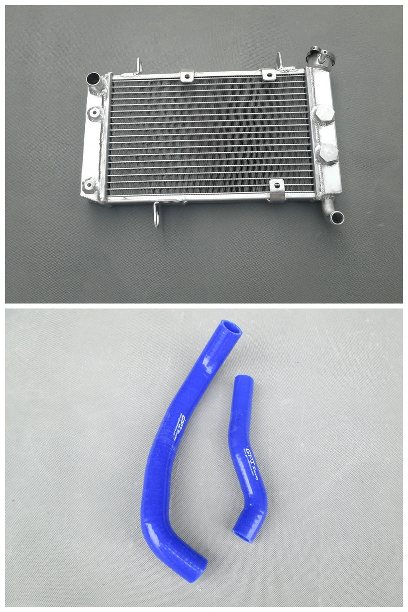 Алюминиевый радиатор + шланг охлаждения для квадроциклов Suzuki LTZ400 LTZ400Z Kawasaki KFX400 и