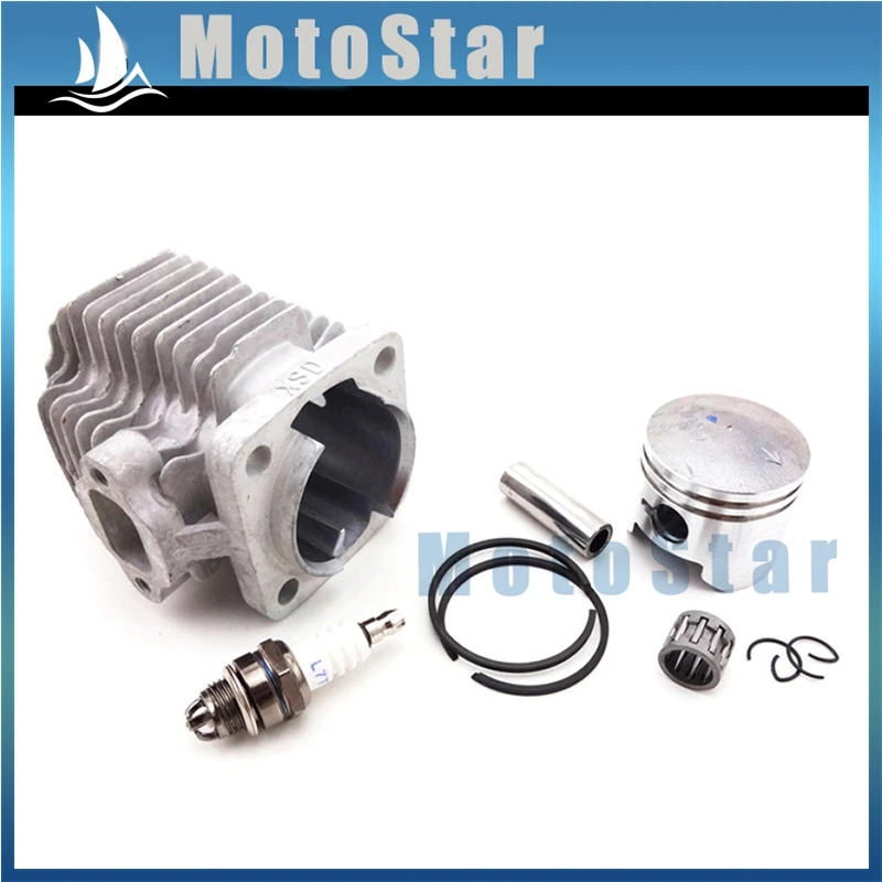 Головка цилиндра 44 мм + поршневой комплект 12 3 Электрода L7T Свеча зажигания для