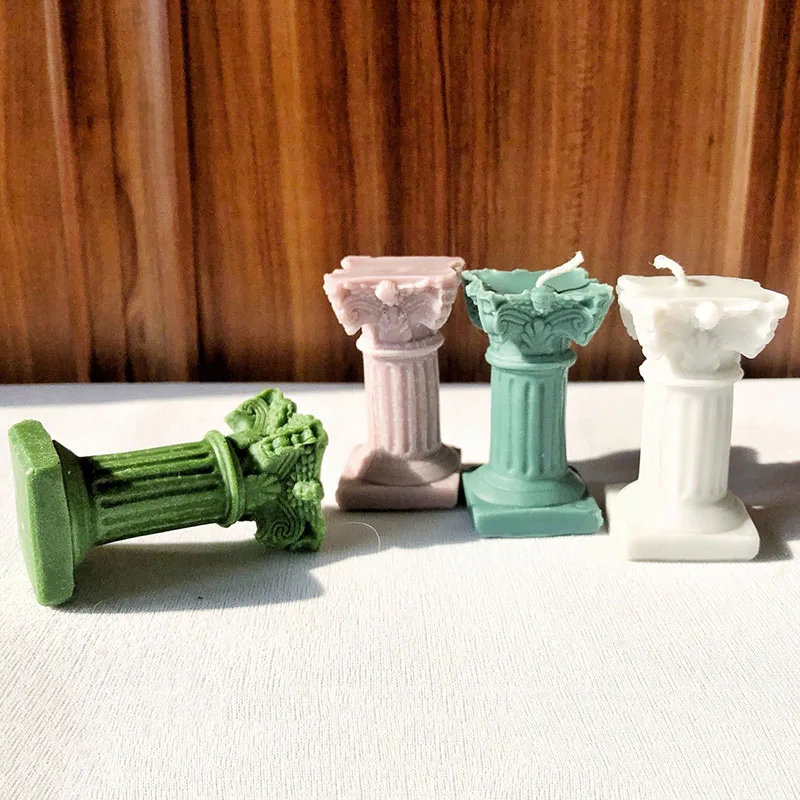 Круглая колонна в форме столба форма для ароматерапии свечи креативный цилиндр