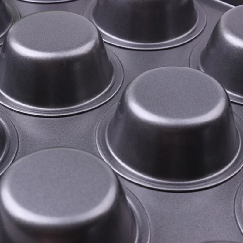 Сковорода для торта 12 чашек железная антипригарная противень выпечки капкейков