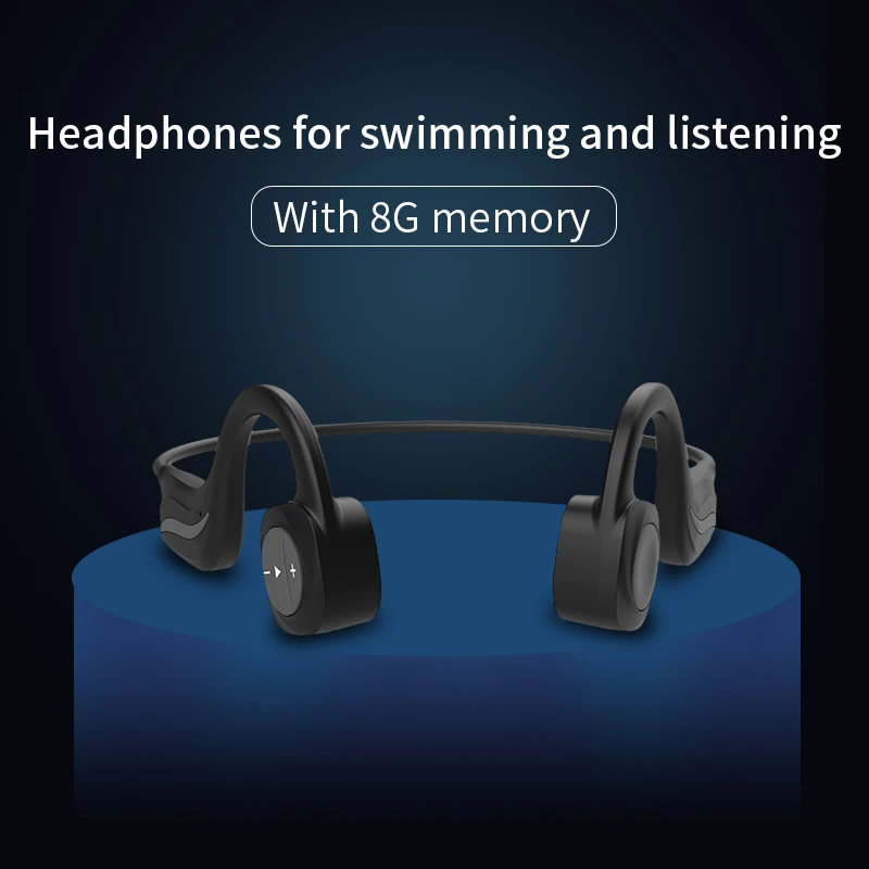 

IPX8 Waterproof Swimming Bone Conduction Earphone With 8G Memory